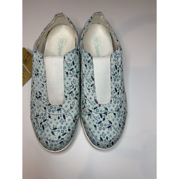 SPENCO Santa Maria Slip On Sneakers Womens Size 9D Canvas floral print - Picture 6 of 16